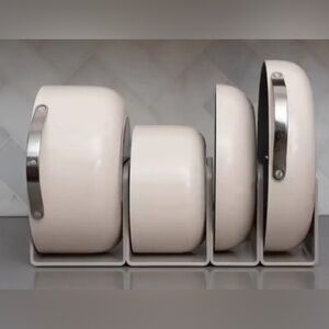 Caraway magnetic pot and pan rack divider organizers-Set of 3